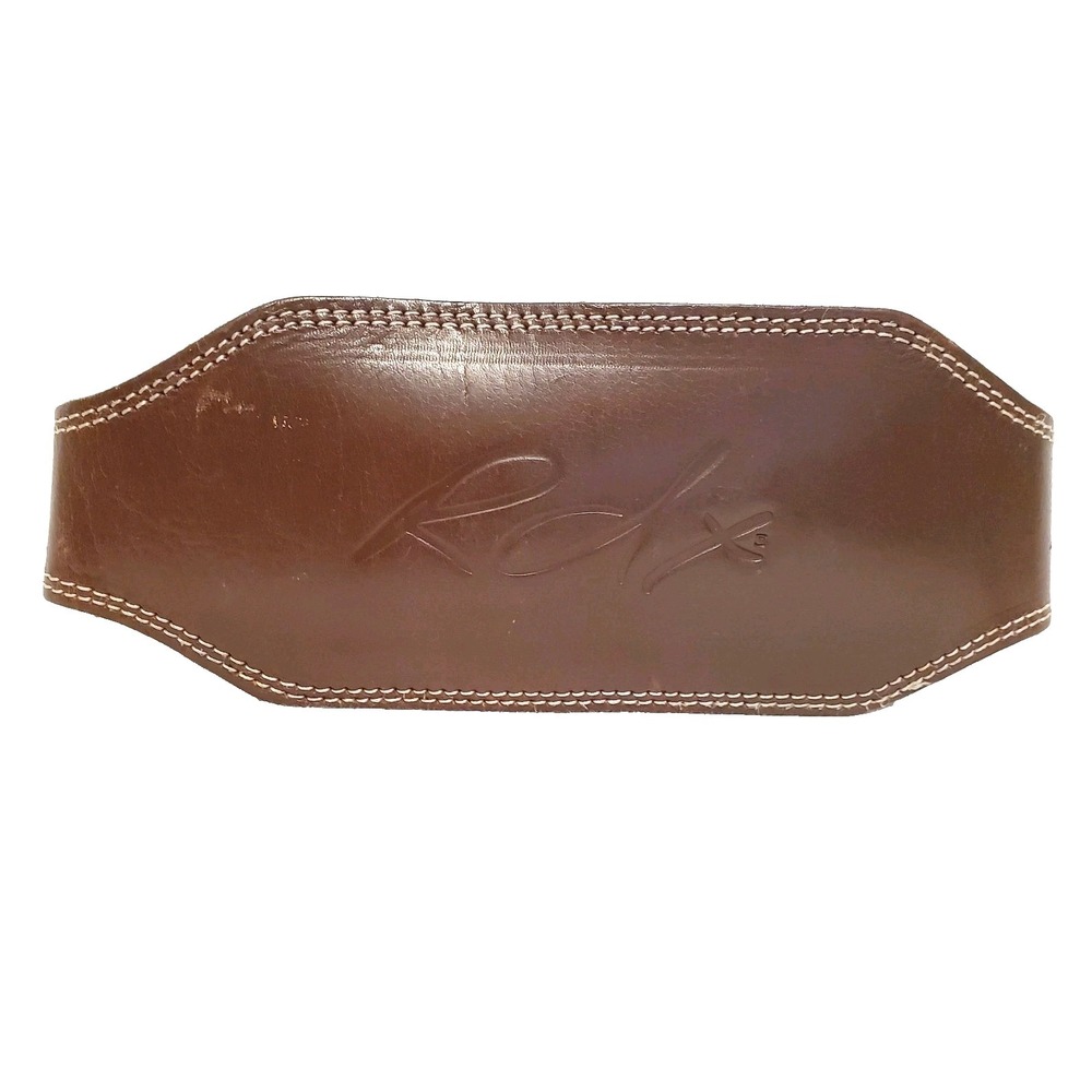 RDX Size M Weightlifting Leather Belt V-Tanned Hand‎ Made Padded Powerlifting